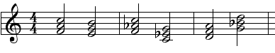 minor triads